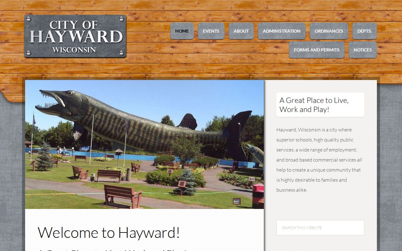 City of Hayward official website for city citation and clerk routing